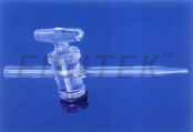 STOPCOCK FOR BURETTE, WITH SOLID GLASS KEY Size 12.5mm, Bore size 2.5 

mm